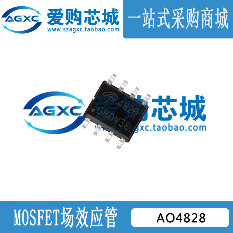 5 Chiếc Thương Hiệu Mới Chính Hãng AO4828 Miếng Dán SOP-8 In 4828 Dual N + N Kênh 60V 4.5AMOS Trường