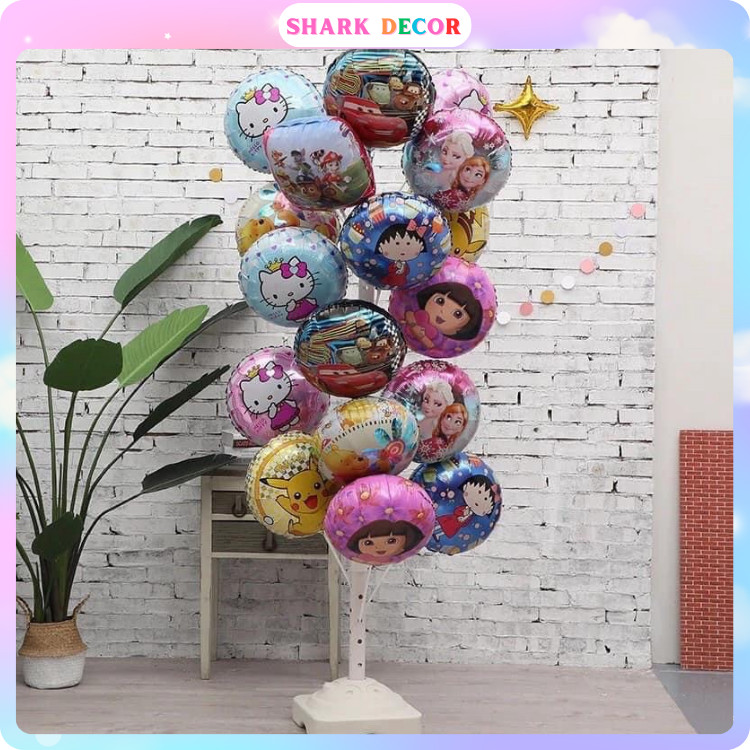 Trụ nhựa có đế đứng cắm bóng bay thú tiện lợi cao 1.2m MT888