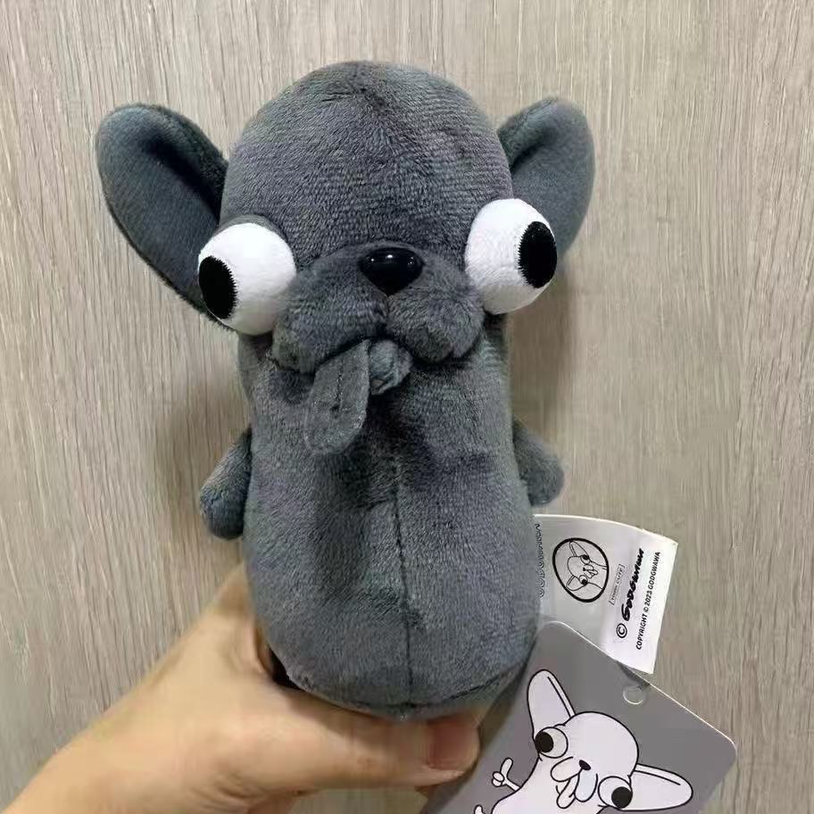 Chihuahua Gấu bông  Đồ chơi nhồi bông Chó con Dễ thương Hoạt hình Phụ kiện treo Quà tặng