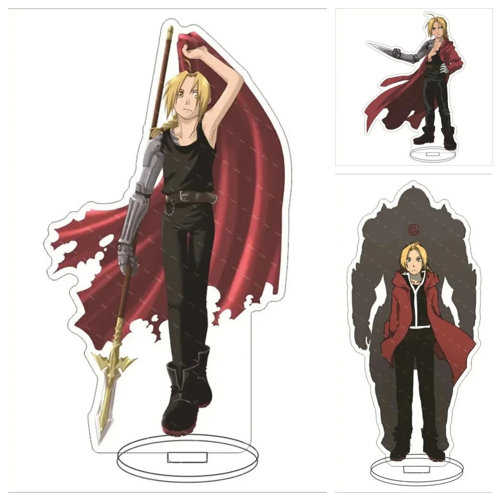 Standee Anime Fullmetal Alchemist Cang giả kim thuật sư mô hình mica Edward Elric Alphonse Elric 15c