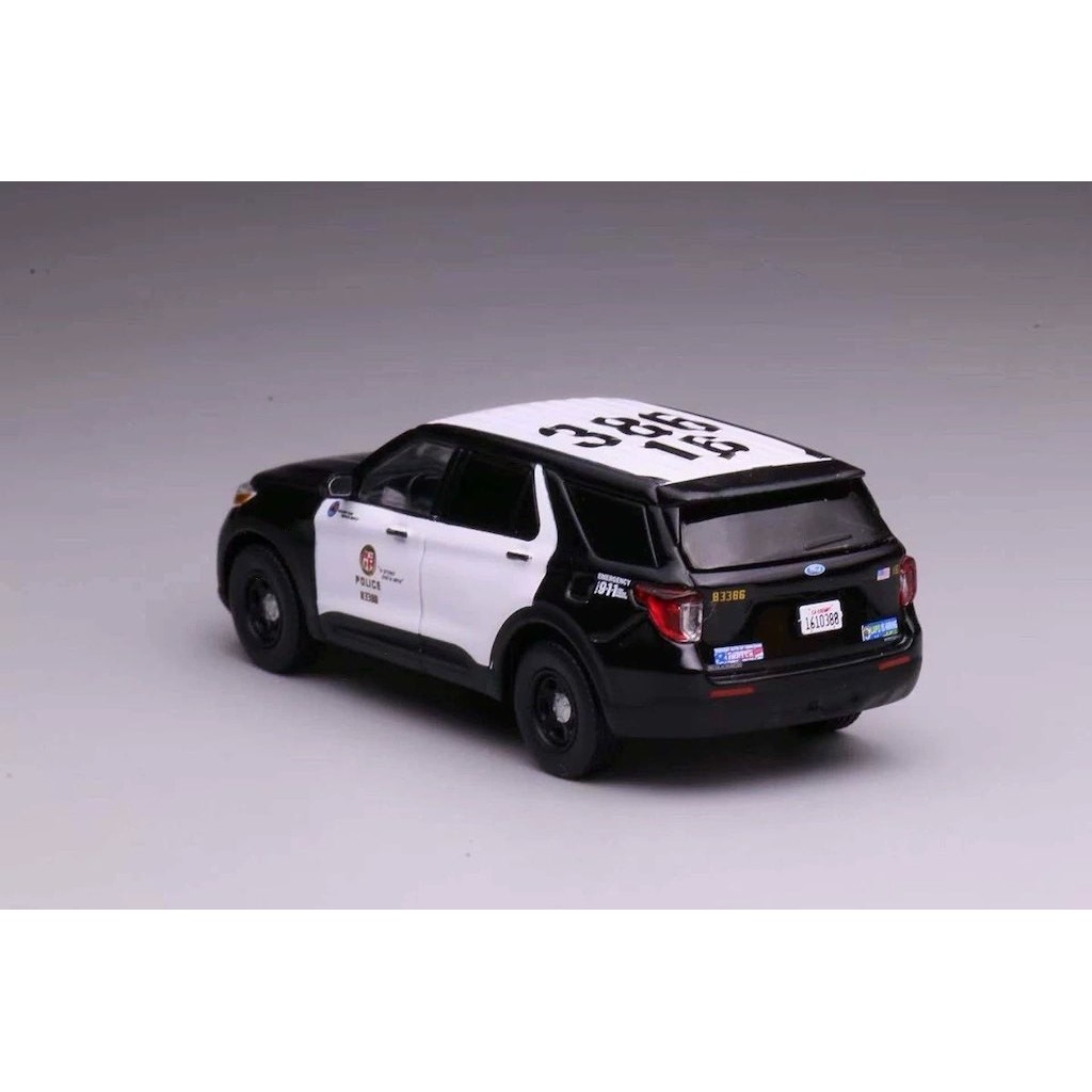 Mybeautyhouse 1: 64 596 LAPD 2020 Explorer State Police SUV Model Diecast Collect Metal Display Car 