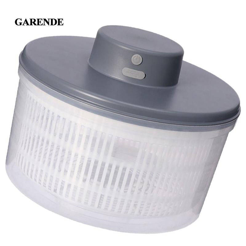 Garende Lớn Hiệu Quả Đa Năng Điện Salad Spinner Sạc Rau diếp Máy Sấy Nhanh Khô Khô Khô Khô Nhanh Hơn Thực Phẩm Chuẩn Bị