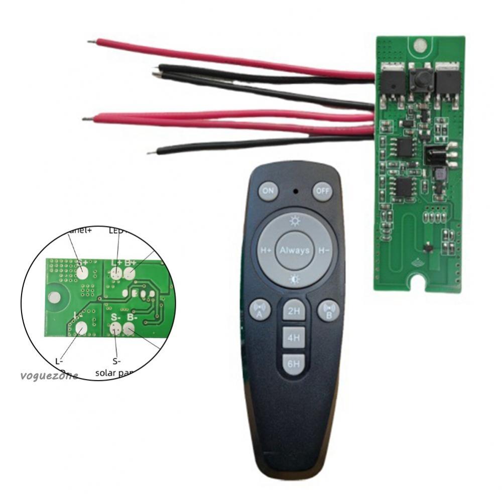 #VOGUEZ#Elegant Design Solar Lamp Circuit Board for Quick Remote Control Activation