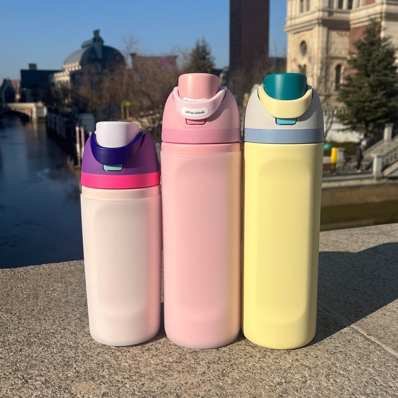 Owala Giá đỡ cốc giữ nhiệt phù hợp Owala Giá đỡ cốc giữ nhiệt phù hợp Giá đỡ cốc silicon trong suốt 