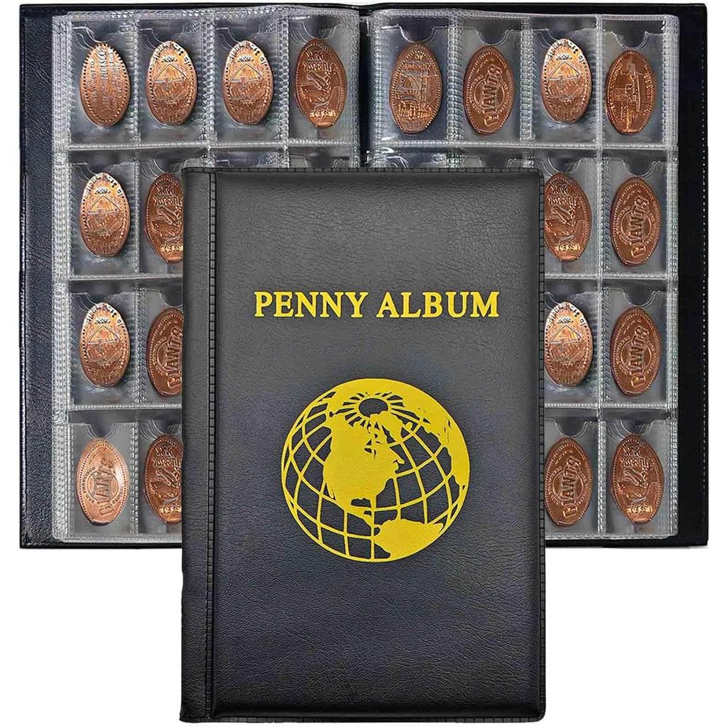 160 Túi Bấm Penny Thu Thập Sách Album, 10 Tờ Bấm Penny Bộ Sưu Tập Tay Áo, Hộp Đựng Sách Album Penny 