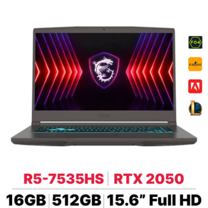 Laptop gaming MSI Thin A15 B7UCX 020VN