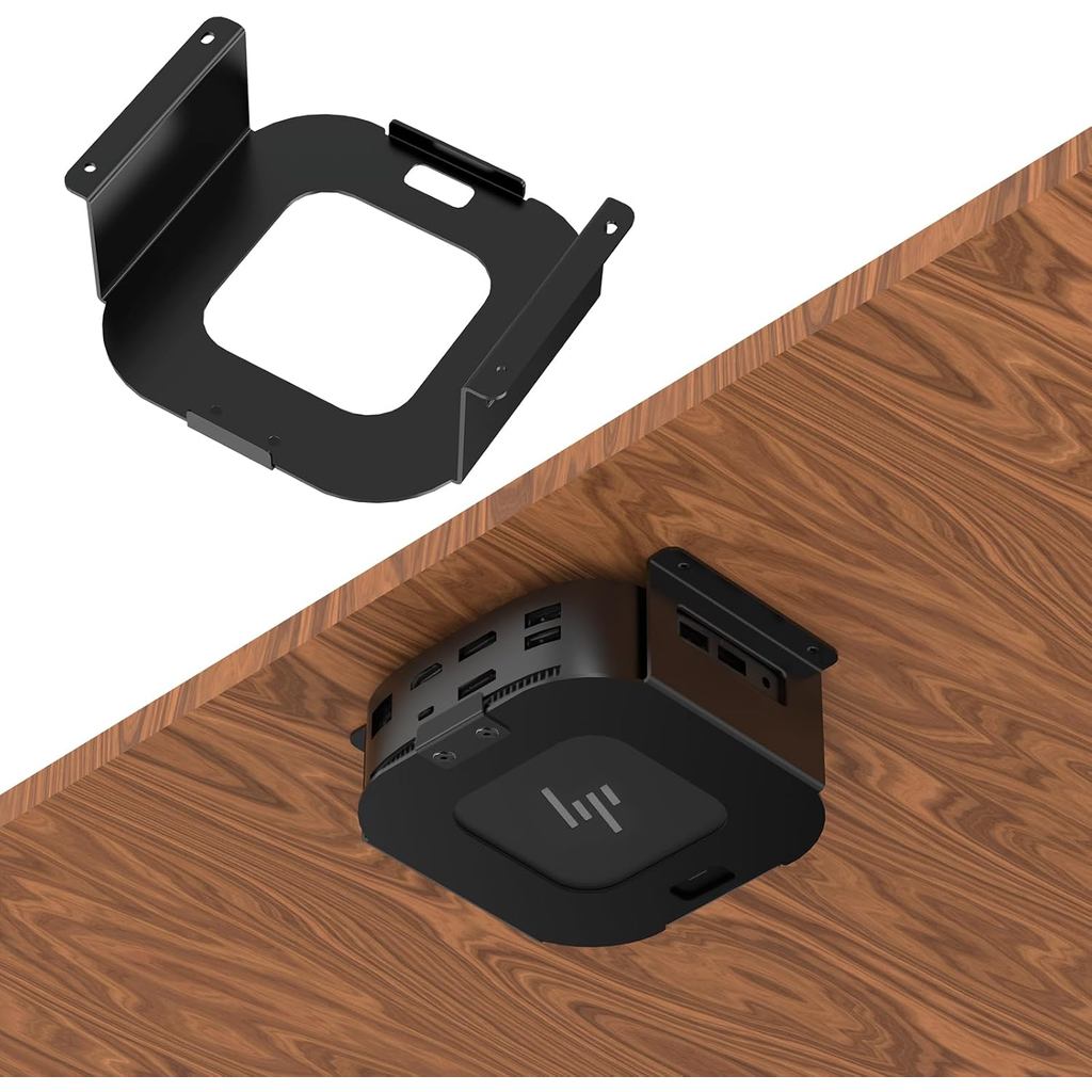 Giá đỡ gắn dưới bàn cho HP USB-C Dock G5, Giá lưu trữ sắt dưới máy tính được thiết kế đặc biệt cho H