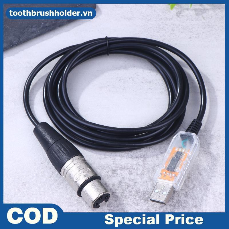 Răng USB Sang DMX Giao Diện Adapter QLC DMX512 Máy Tính PC Giai Đoạn Chiếu Sáng Bộ Điều Khiển Dimmer