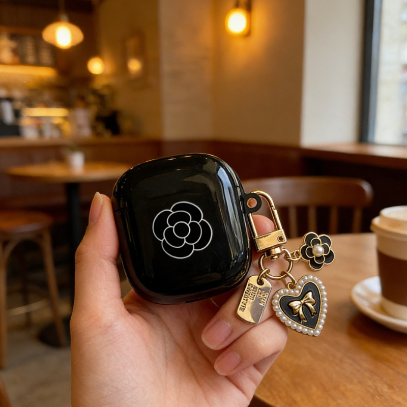 Ins flower Case Baseus E19 / E20 / WM01 WM02 / E17 E18 E16 BD1 MC1 Ốp lưng bluetooth thời trang Vỏ t