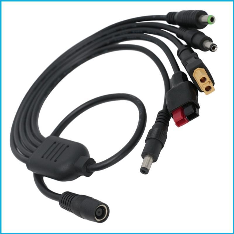 Cáp sạc năng lượng mặt trời chống uốn cong Utake DC7909 Nữ sang XT60 DC5521 + DC5525 + DC6530 Cáp ng