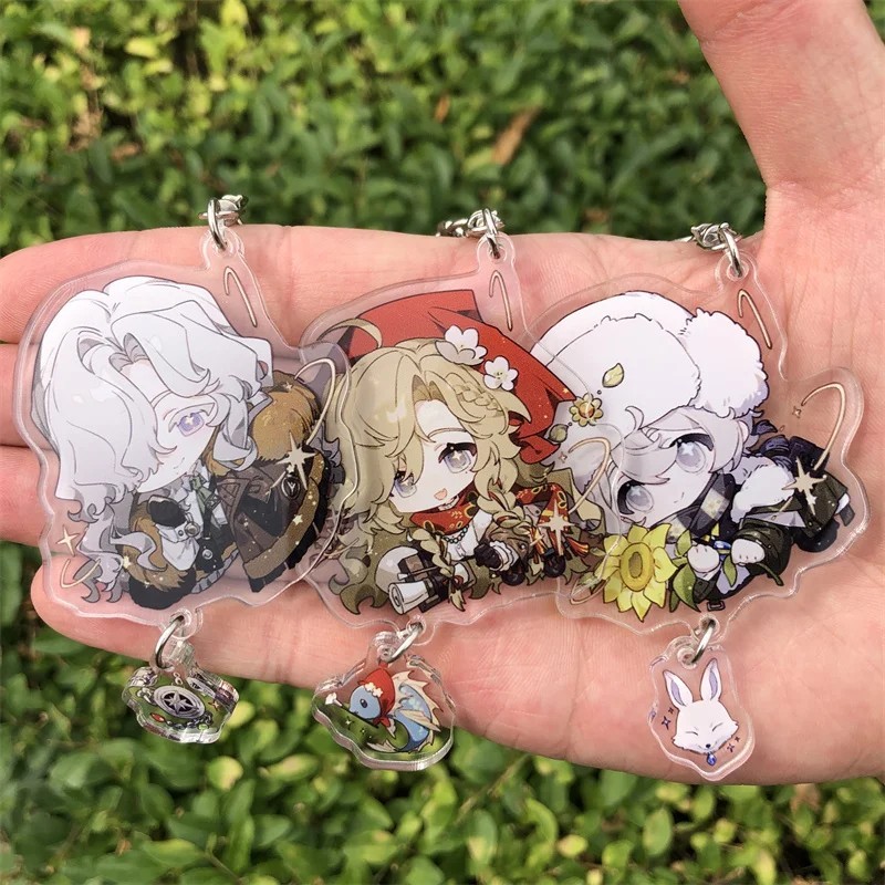 Móc khóa mica Reverse: 1999 Windsong Vila chibi acrylic trang trí treo balo cặp sách phụ kiện anime 