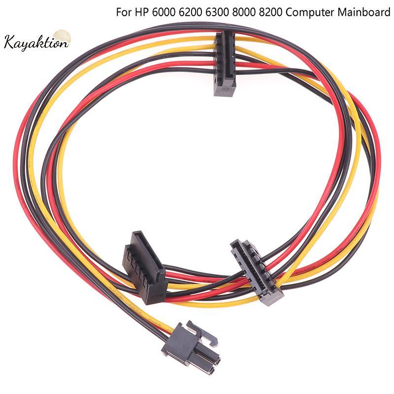 Kayaktion 4Pin Sang 2 Cổng HDD SSD SATA Power Soet Cáp Conector Cho 6000 6200 6300 8000 8100 8200 Ma