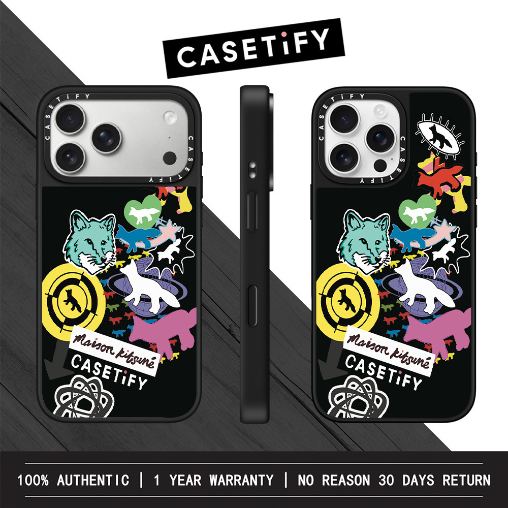 CASETiFY Maison Kitsuné Mirror iPhone Case cho iPhone 17 Pro Max 17 Pro 17 Air i Case iPhone 16 Pro 