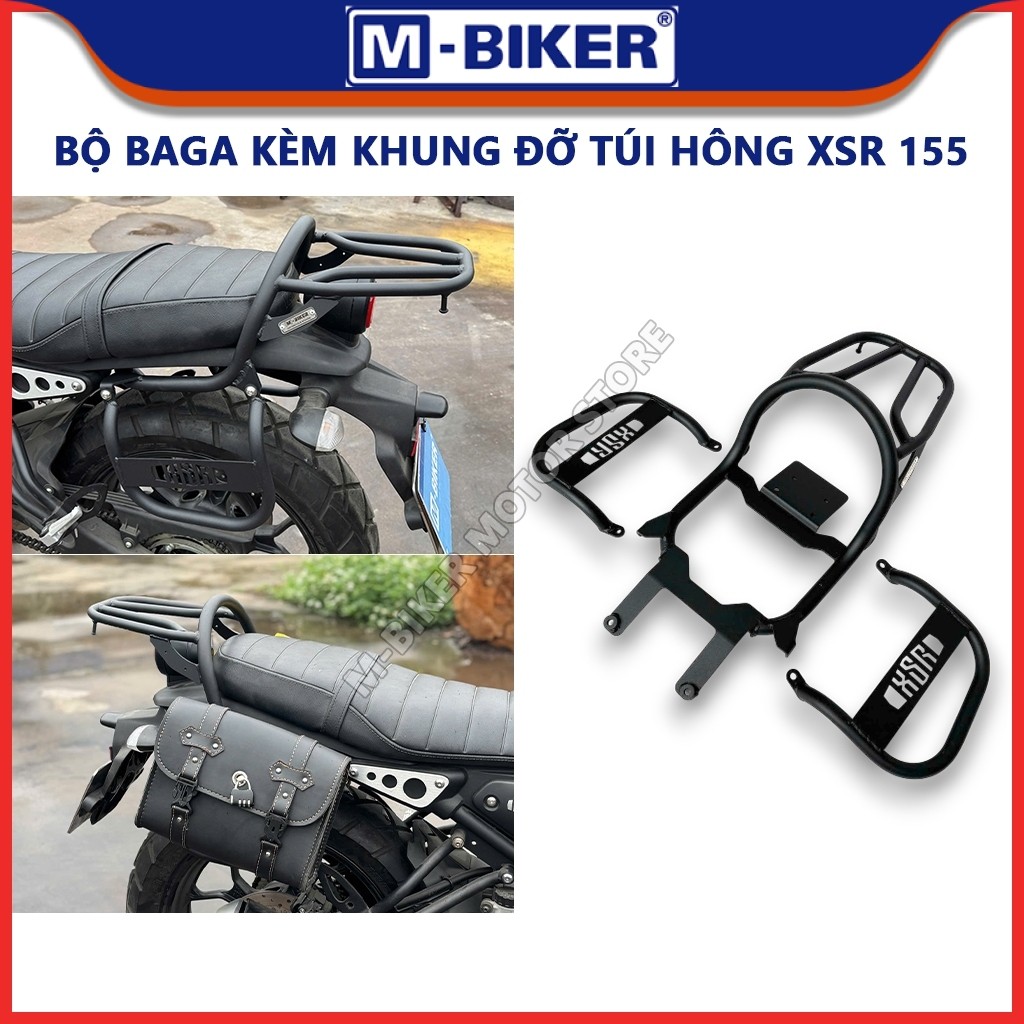 Baga XSR 155, Khung túi hông XSR 155, Bộ baga kèm khung túi hông Yamaha XSR 155