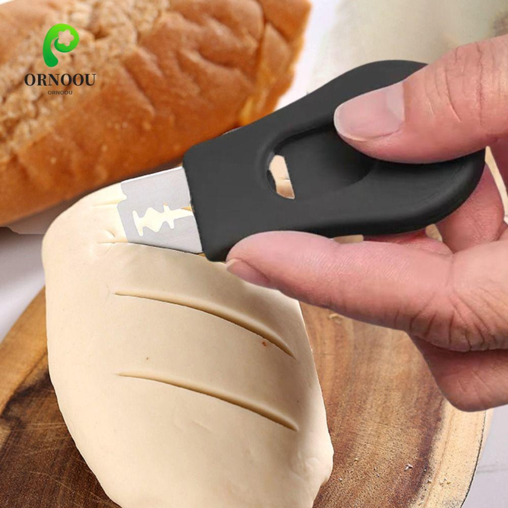 ORNOOU 2 chiếc Máy cắt bột chua, Máy cắt tỉa bánh mì Mini có thể mở rộng, Di động với máy cắt thay t