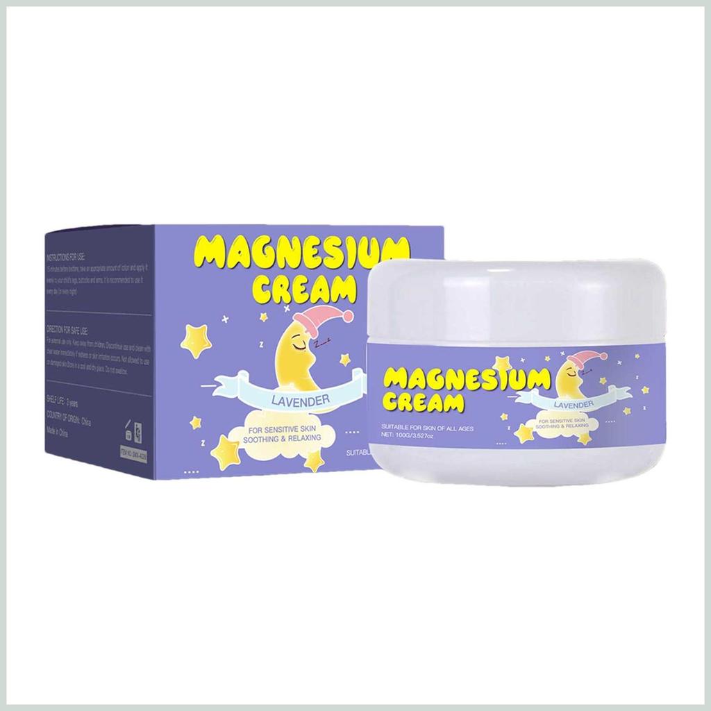 Sữa Dưỡng Magie Cho Trẻ Em 100g Kem Dưỡng Da Nhẹ Cho Trẻ Em Cơ Bắp Làm Dịu Toàn Thân Kem Dưỡng Da Nh