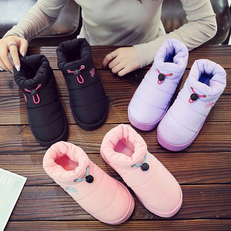 giày bốt nữ cổ cao bốt nữ cao cổ Cặp đôi mặc ngoài trời Giày bốt ngắn cổ thấp trong nhà