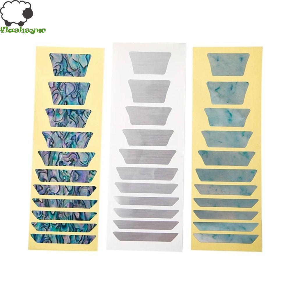 FLASHSYNC Cross Inlay Đề Can Nhạc Cụ Siêu Mỏng Guitar Inlay Miếng Dán Acoustic Guitar Bass PET Fretb