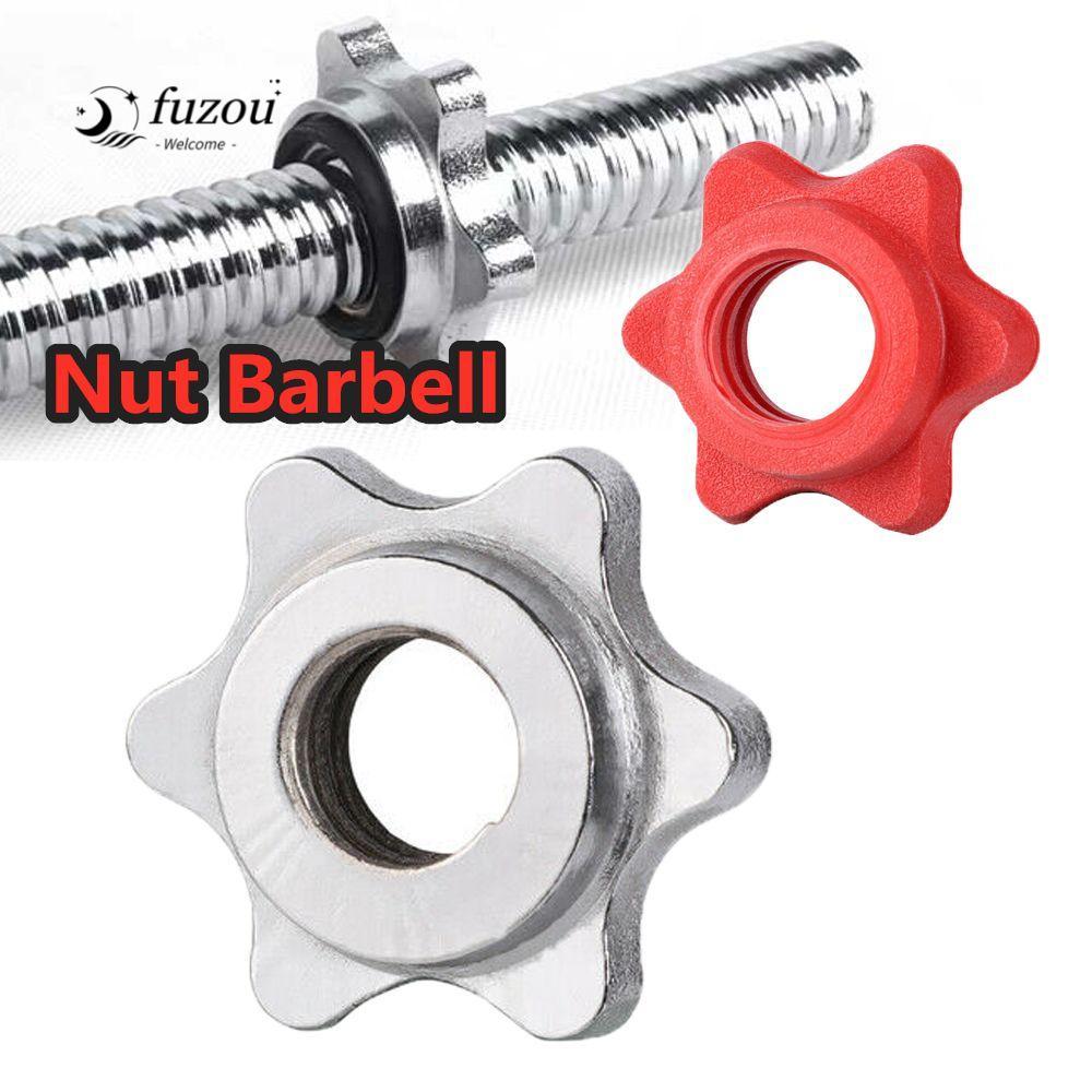 FUZOU Dumbell Nut Thép Chắc Chắn Tiêu Chuẩn Kẹp Dumbell Cố Định Quả Tạ Nâng Trọng Lượng Phụ Kiện Khó