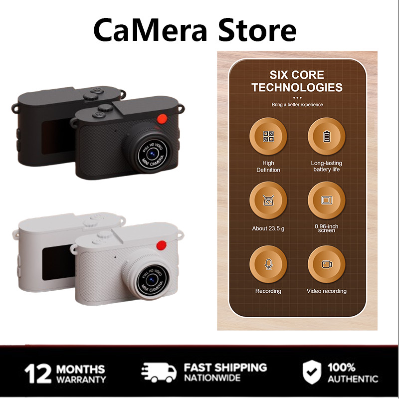 CaMera Store DV05 Retro Ngón Tay Cái Máy Ảnh Nhỏ Học Sinh Chụp Ảnh Cầm Tay HD Máy Ảnh Kỹ Thuật Số Bă