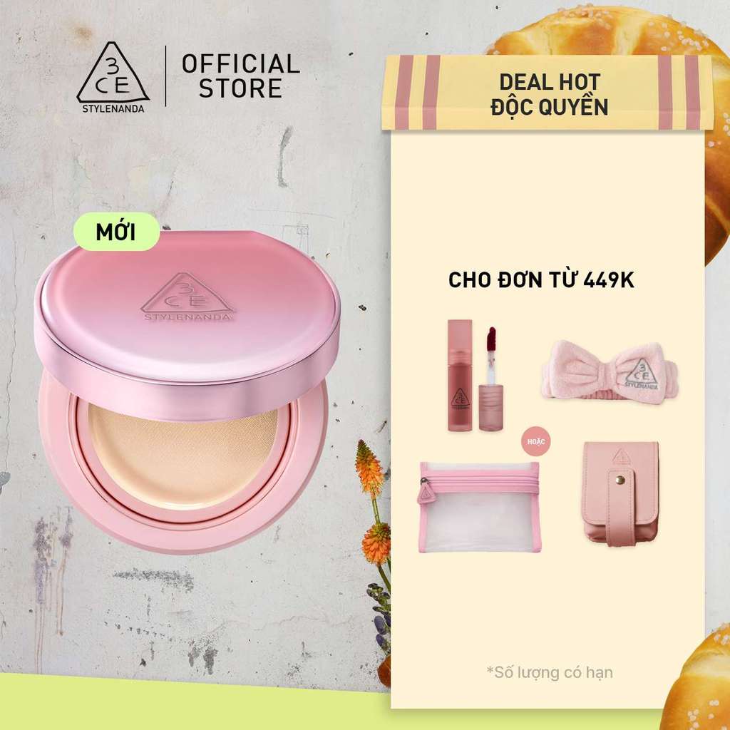 Phấn Nước Trang Điểm 3CE Fitting Mesh Cushion