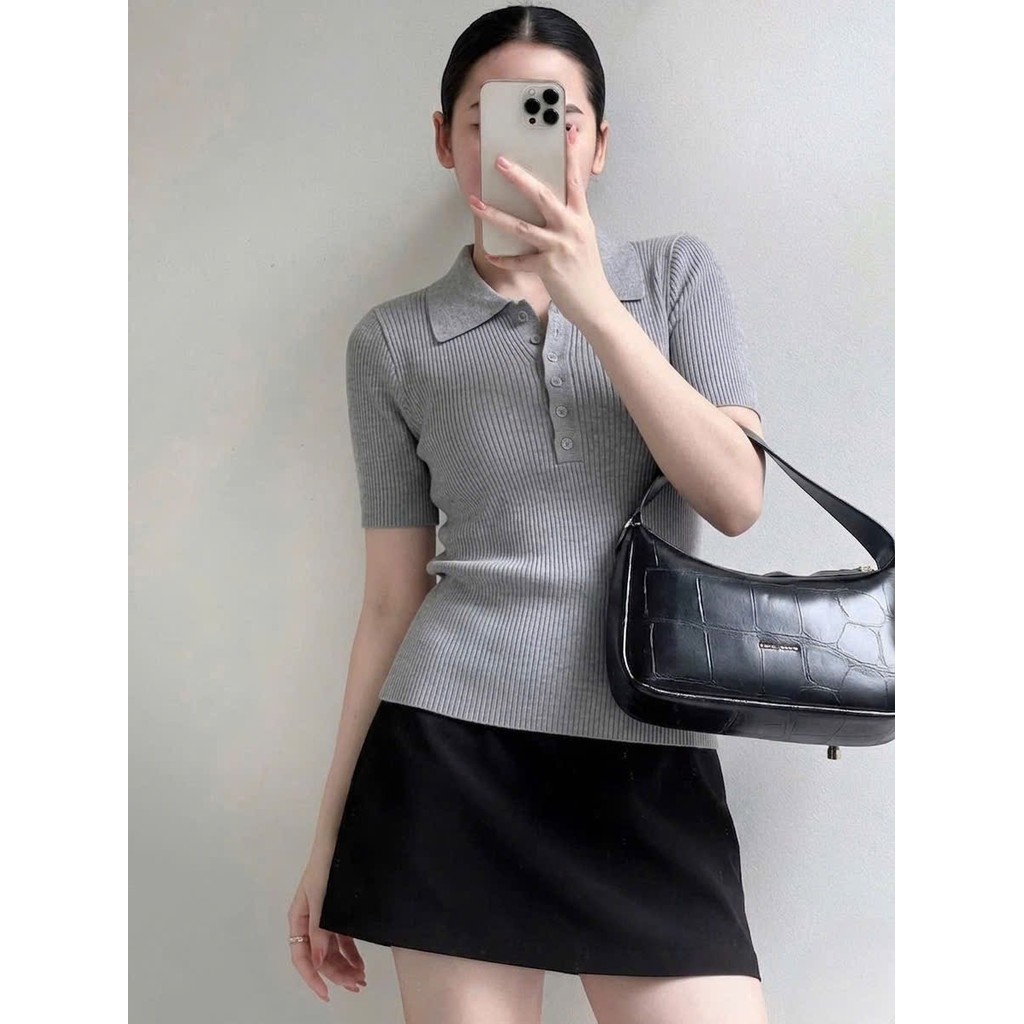 A566-Áo len tăm dệt kim có cổ hàng nhà máy đủ tem 4 màu Kho sỉ Mai Linh | BigBuy360 - bigbuy360.vn