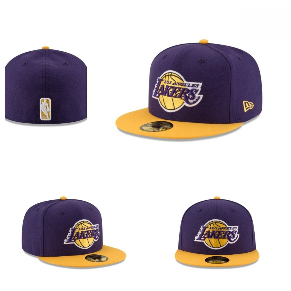 Mũ Snapback Two-Tone Thiết Kế Thay Thế Cho đội bóng Los Angeles Lakers - Phù hợp cho nam và nữ