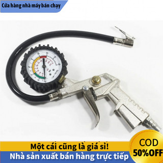【COD】Đồng Hồ Bơm Hơi Áp Suất Lốp Kèm Đầu Vòi Bơm Hơi Xe Máy Xe Ô Tô, Sử Dụng Cho Mọi Loại Xe