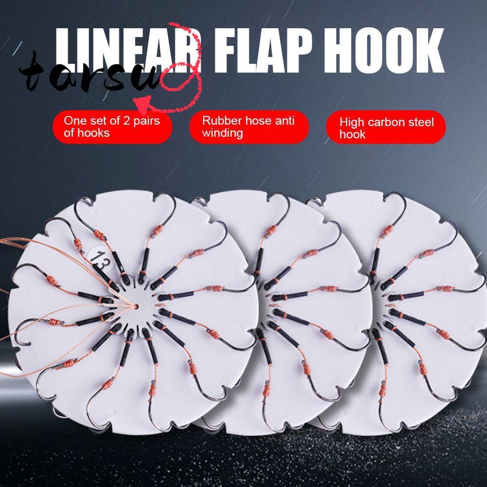 TARSU Flap Hook Barbed Sea Fishing Carbon Stee Fishing Tackle