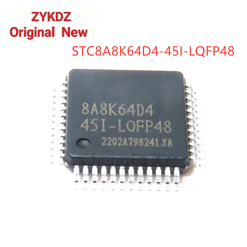 ❈ ❈ ❈ ❈ IC 1 CÁI STC8A8K64D4-45I-LQFP48 STC8A8K64D4 8A8K64D4 Còn hàng LQFP-48