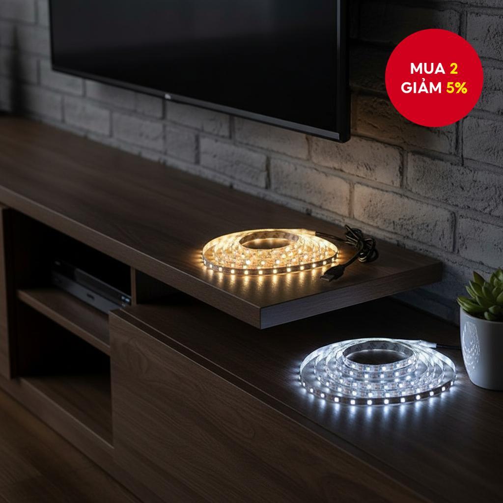Thanh đèn LED Ambience TV – USB 5V, Trang trí nền nhà