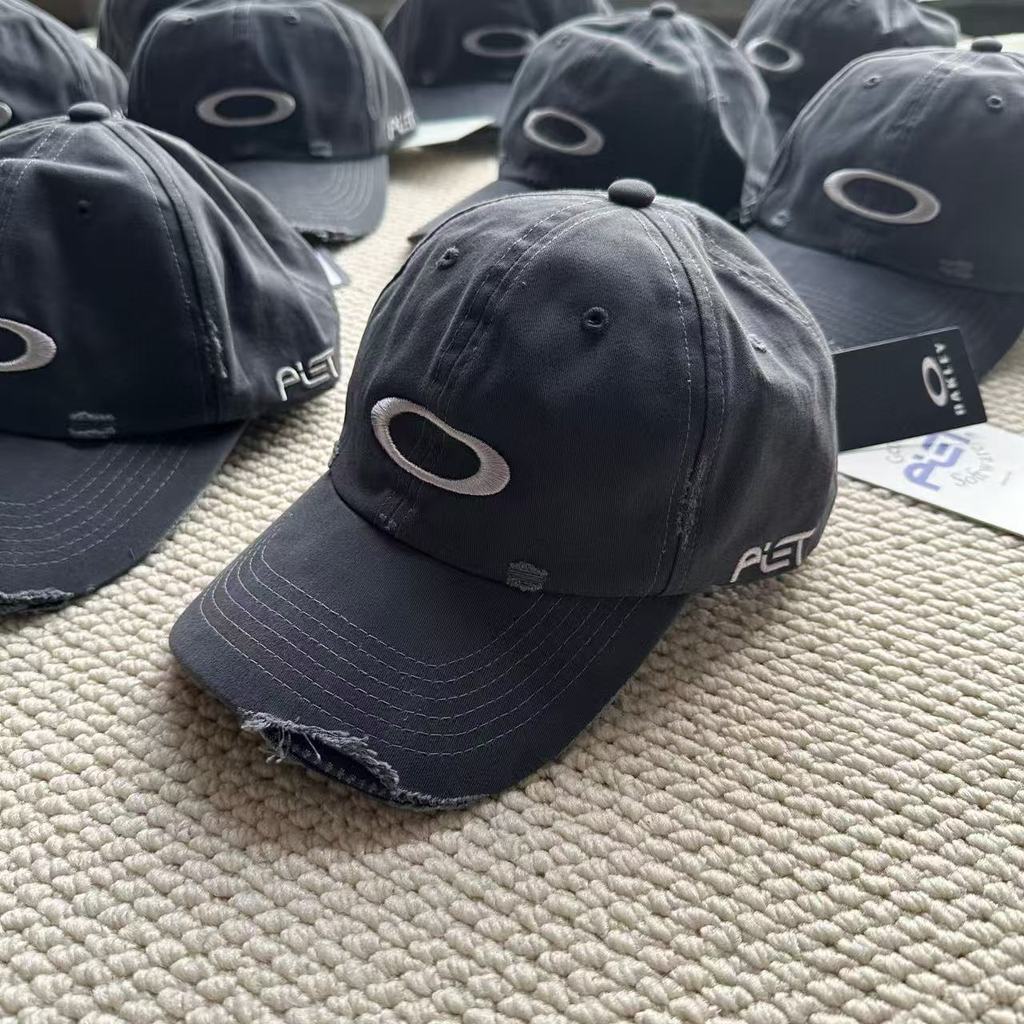 SZ4G Oak Joint Name Washed and Worn High Street Style Baseball Cap Duckbill Cap for Men and Women