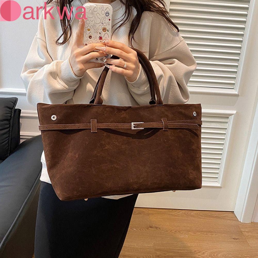 Túi xách DARKWA Matte PU Túi Tote du lịch ngọt ngào