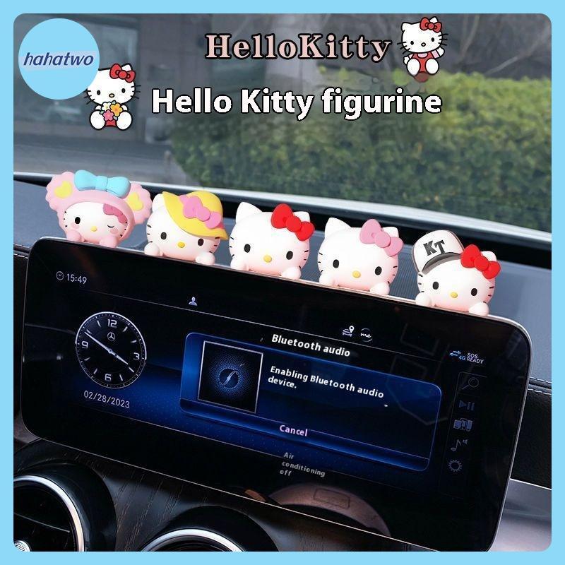 Ha 1 Bộ Đồ Trang Trí Kawaii Hello Kitty 3D Xe Dễ Thương Chống Thấm Nước Có Thể Tháo Rời Hoạt Hình An