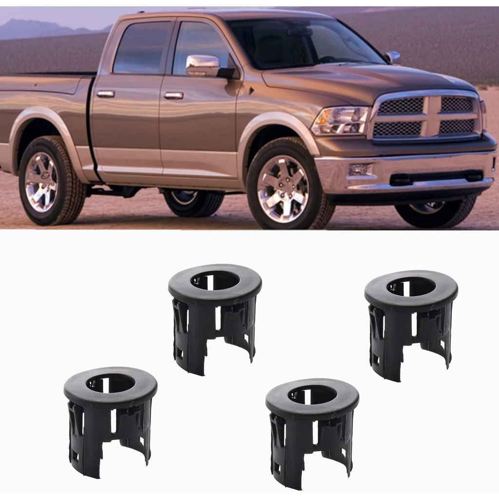 4 Viền Cảm Biến Cản Trước Phù Hợp Cho Dodge Ram 1500 2009 2010 2011-2018 2019 2020 2021 5LS52TZZAA C