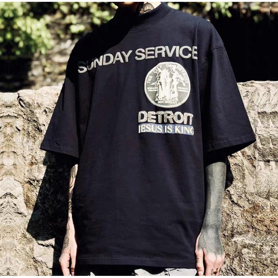 ✨✨✨✨Áo thun ngắn tay CPFM KANYE WEST Chúa Giêsu FOG