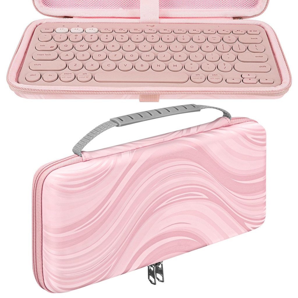 TOCCOOL bao da bàn phím du lịch, vỏ bảo vệ cứng, tương thích với Logicool Pebble Keys 2 K380s/ Logic