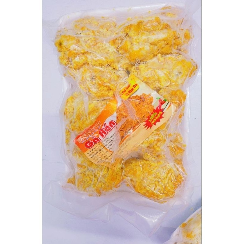 🍗Gà Rán 1kg (10 Miếng) Túi To, Gà Rán Miếng Từ Gà Tươi Như KFC, Gà Chiên Giòn Chuẩn Vị (Hỏa Tốc)🍗
