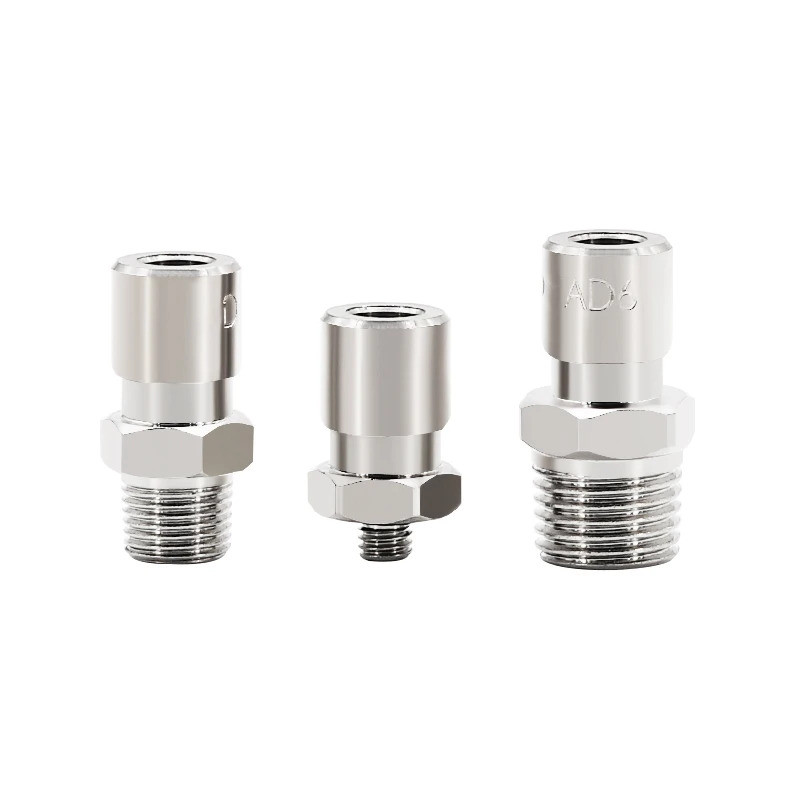 Đầu nối khí nén Tất cả các hợp kim đồng thẳng xuyên qua AD-PC Đầu nối phích cắm nhanh AD-PC6-M5 AD-P