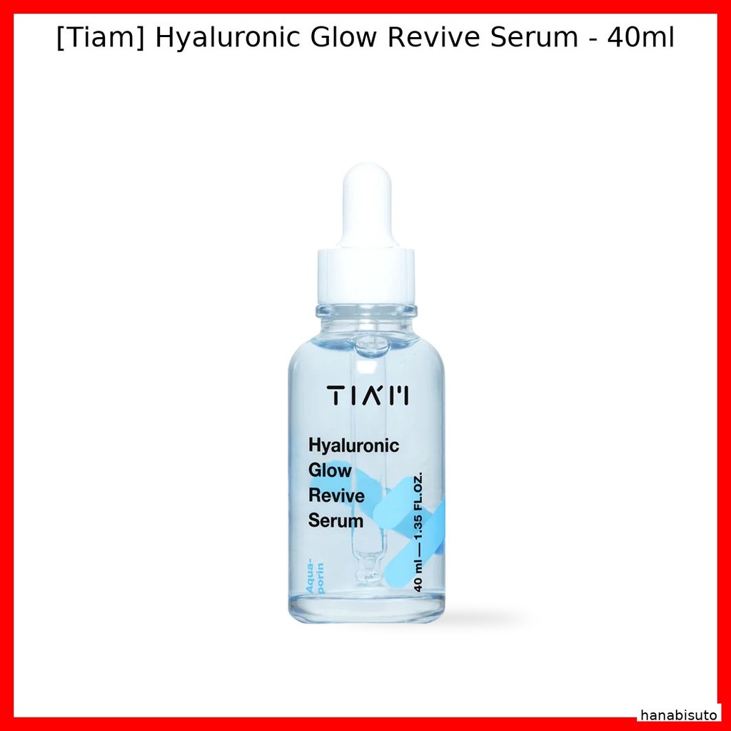 [Tiam] Serum hồi sinh Hyaluronic Glow - 40ml / Serum Hàn Quốc / Radiant Glow / Chính hãng 100% của h
