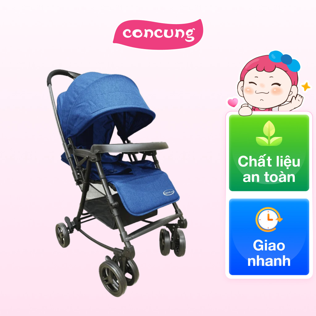 Xe đẩy em bé Gluck C9 (Blue Jean, hai chiều)