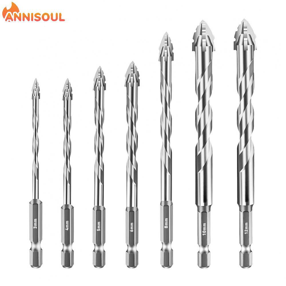 [NISO]Eccentric Drill Bit Four-edged Design High-speed Steel Precision Positioning