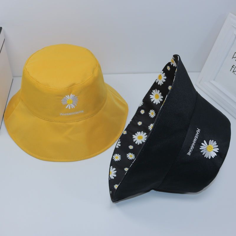 Mũ xô Kwon Jilong nam, thêu hoa cúc hai mặt