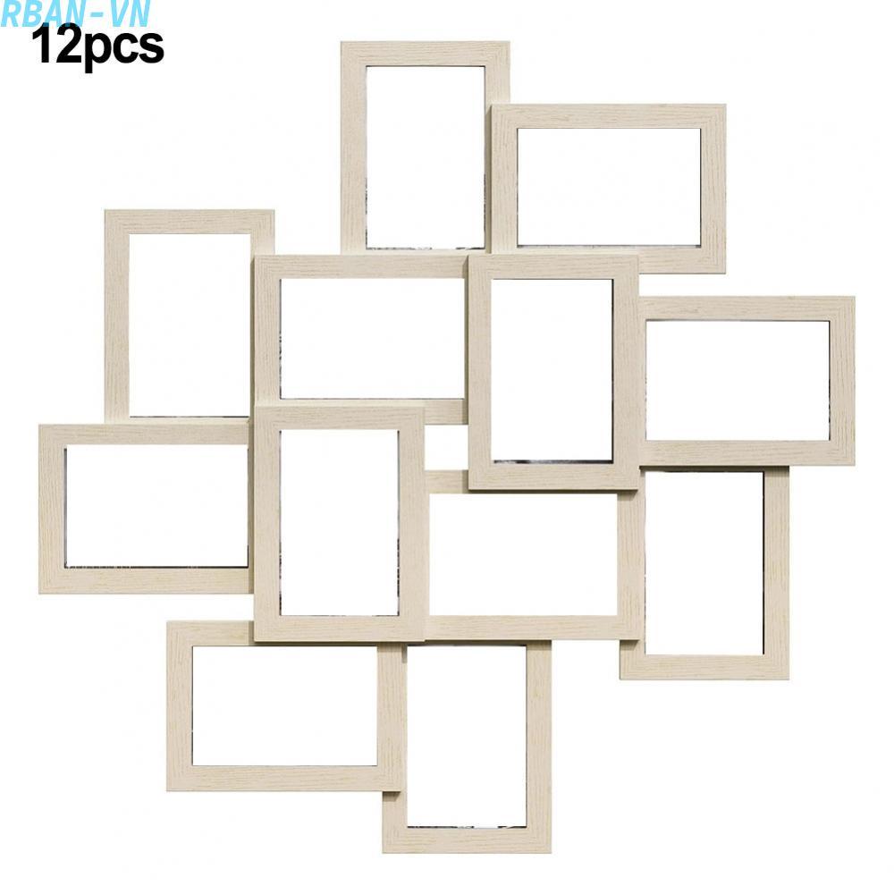 12 Pack 4x6 Photo Frames Collage Set with Simple Assembly for Cherished Memories