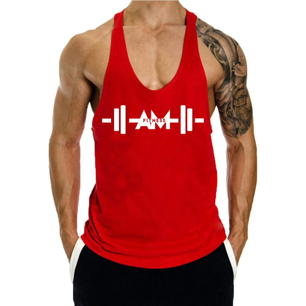 【Ready Stock】 Muscle Brothers Workout Brothers Sports Basketball Running Training Wear Loose Sleevel