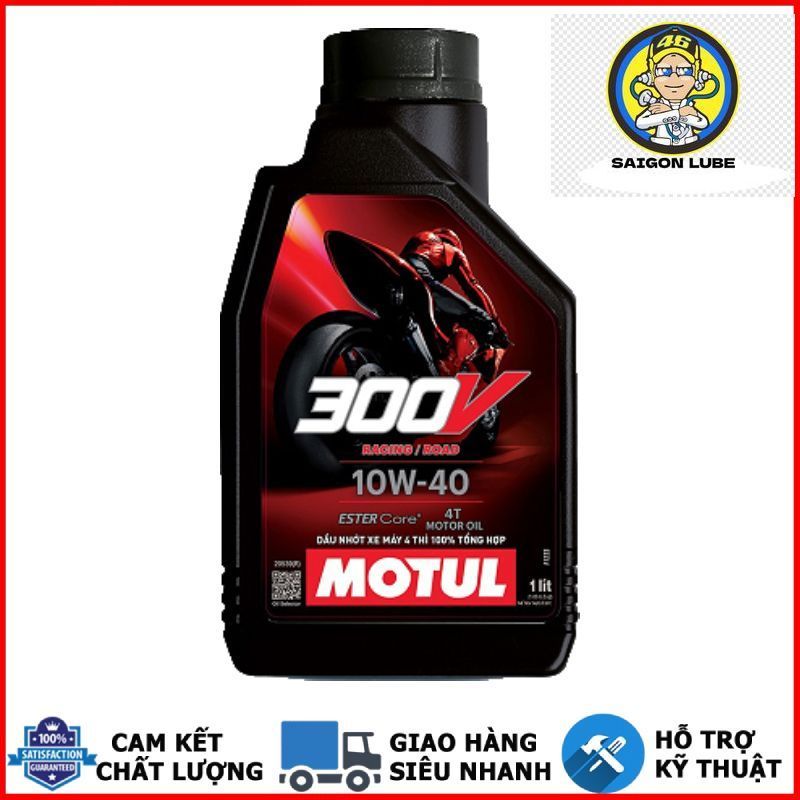 Nhớt MOTUL 300V FACTORY LINE 10W40 (Tem 1 lớp)