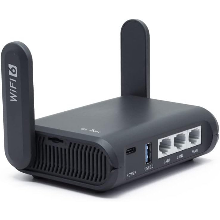 Bộ định tuyến GL.iNet GL-AXT1800 (Slate AX) ( ExpressVPN Aircove Go) VPN Wi-Fi 6 Gigabit Travel Rout