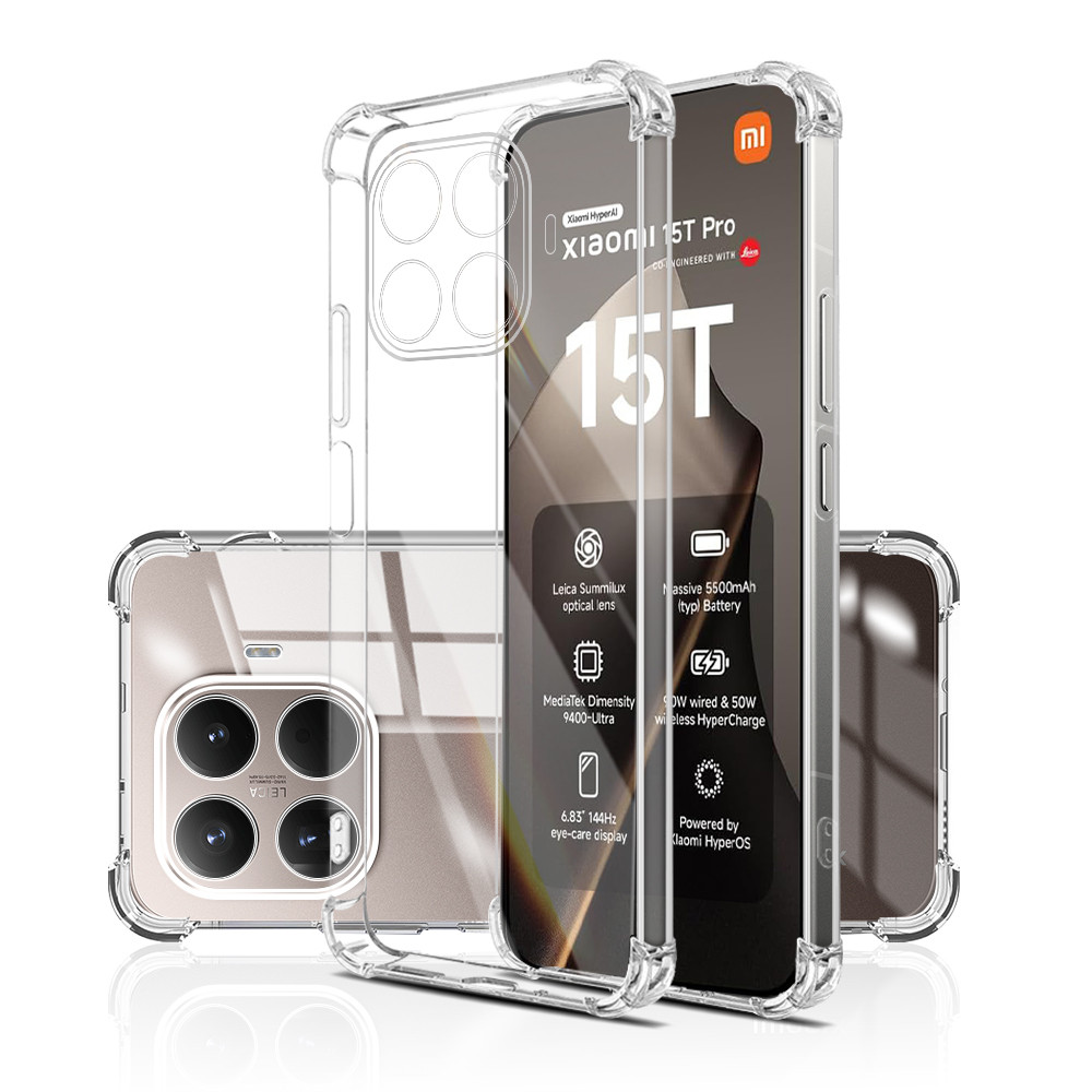 Dành Cho Xiaomi 15T Pro 5G Ốp Lưng Mềm Trong Suốt Cho Xiaomi15T Xiaomi15TPro Protetive Shell Mi15T M