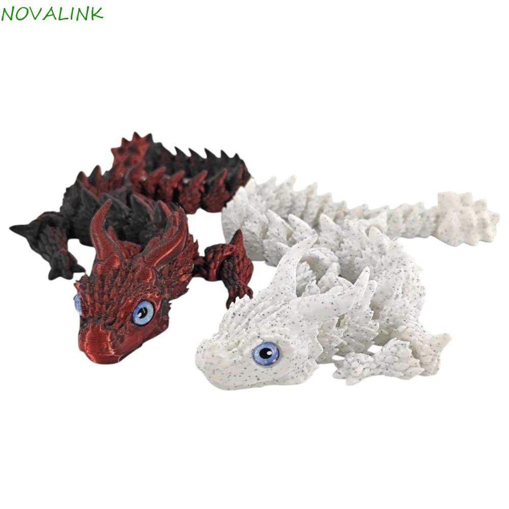 NOVALINK 3D in Diceratops Rồng, Mắt mô phỏng Con Rồng in 3D đúc đa năng, Rồng Trung Quốc có thể xoay