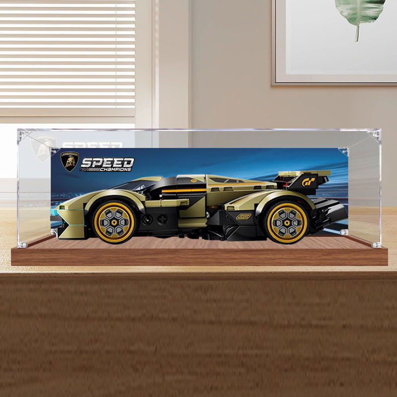 [Hộp trưng bày trong suốt] Thích hợp cho Lego 76923 Lamborghini V12 Xe thể thao Acrylic Hộp trưng bà